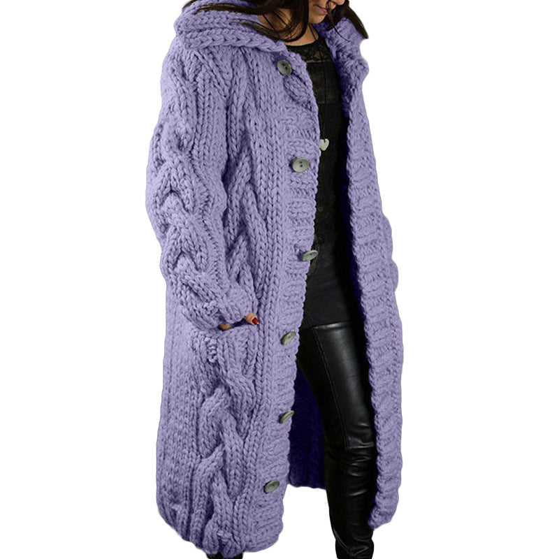 Women's Cardigan Chunky Oversized Style Long Coat