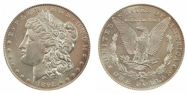 1892-CC Morgan Silver $1 Dollar
