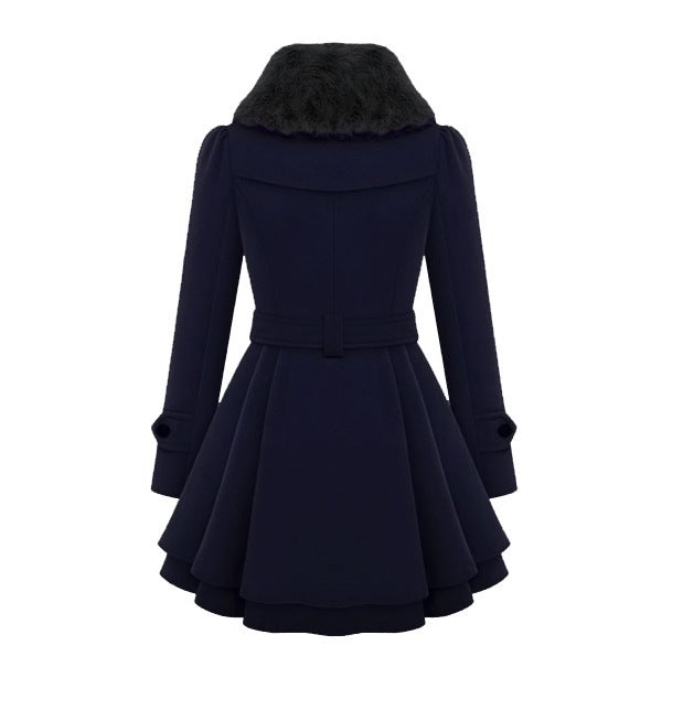 Women's Double Breasted Padded Coat