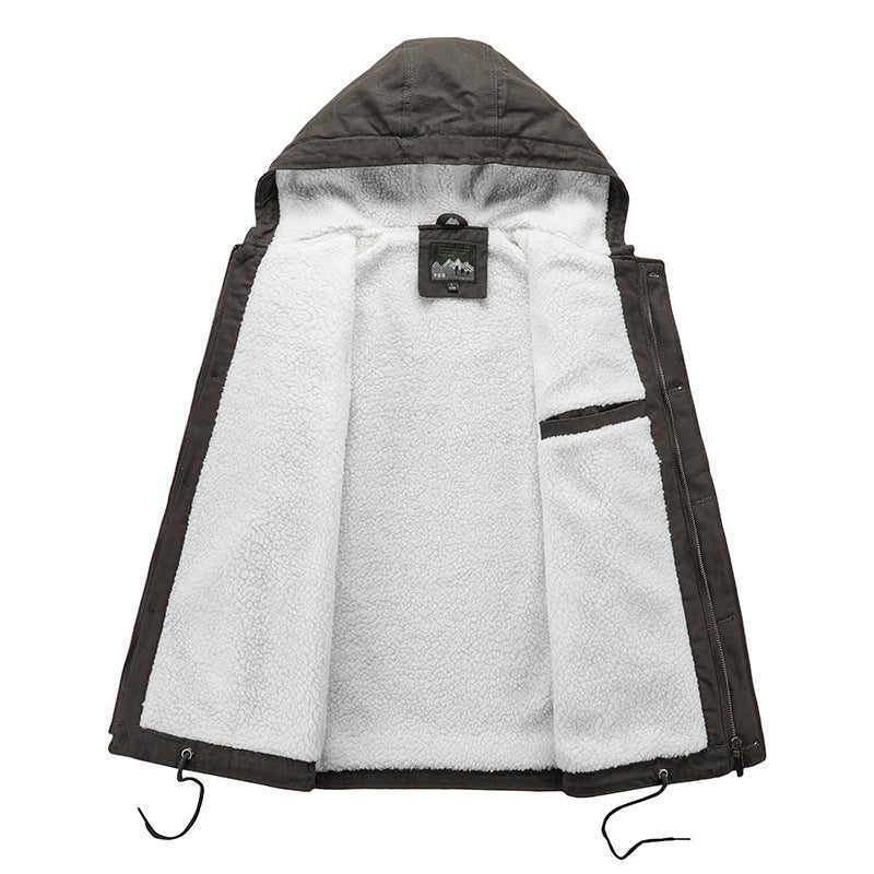 Men's Cotton Jackets For Winter Padded Warm Jacket