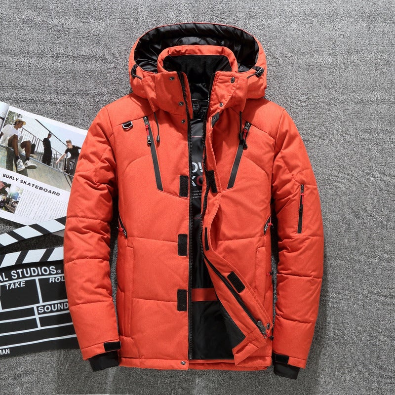 Men's Down-Jacket Casual Thick Warm Winter Coat