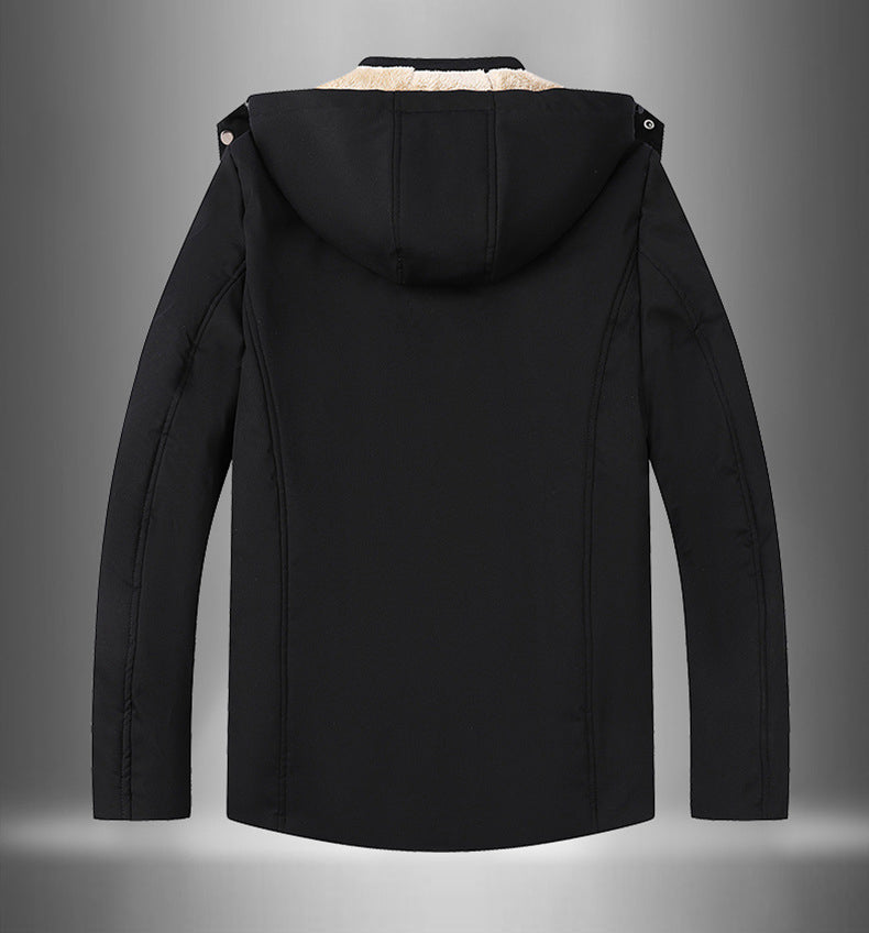 Men's Sherpa Lined Hooded Jacket