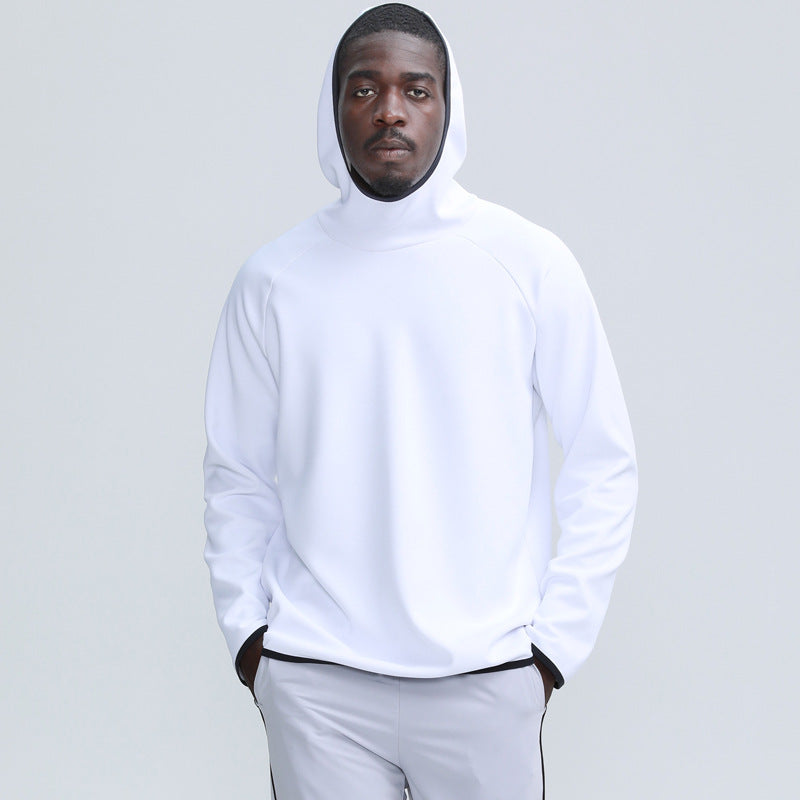 Men's Hooded Stand Collar Sweatshirt