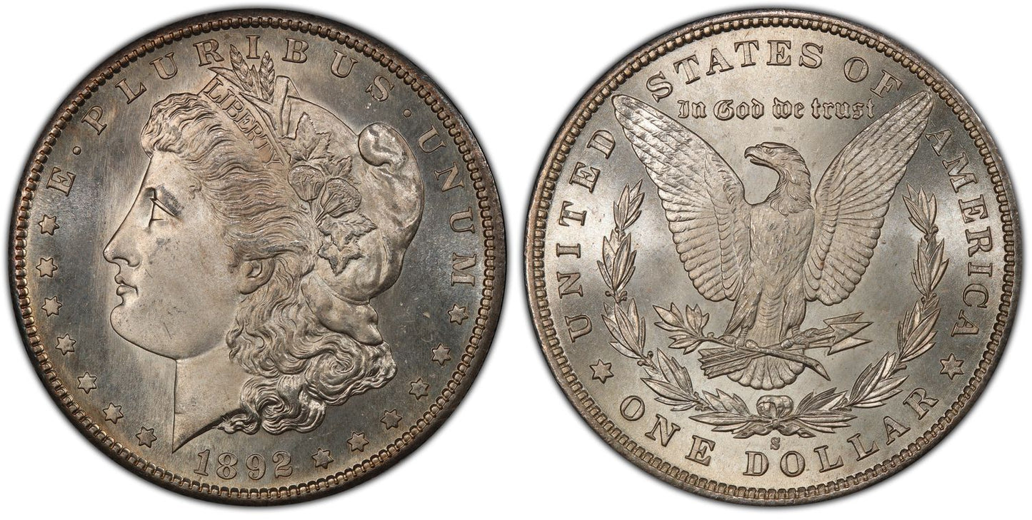 1892-S Morgan Silver $1 Dollar