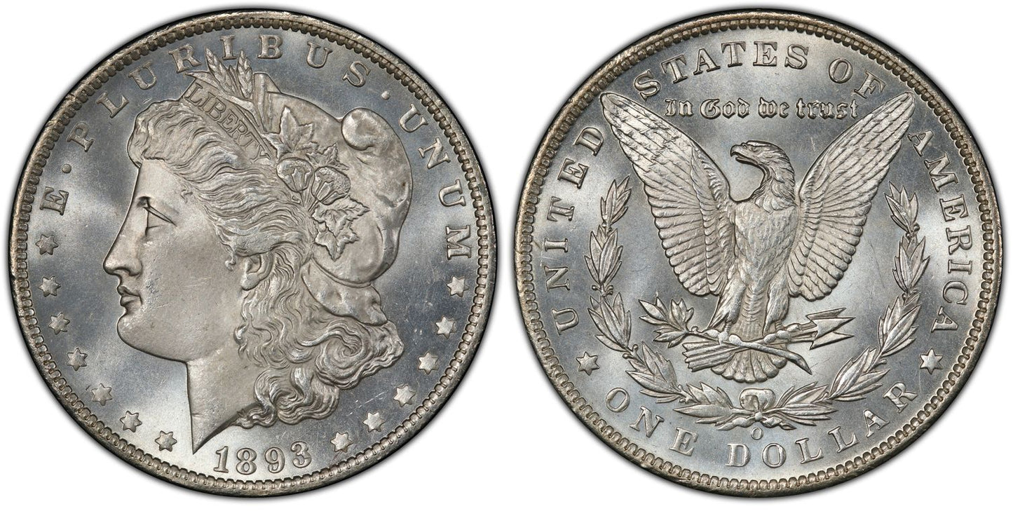 1893-O Morgan Silver $1 Dollar