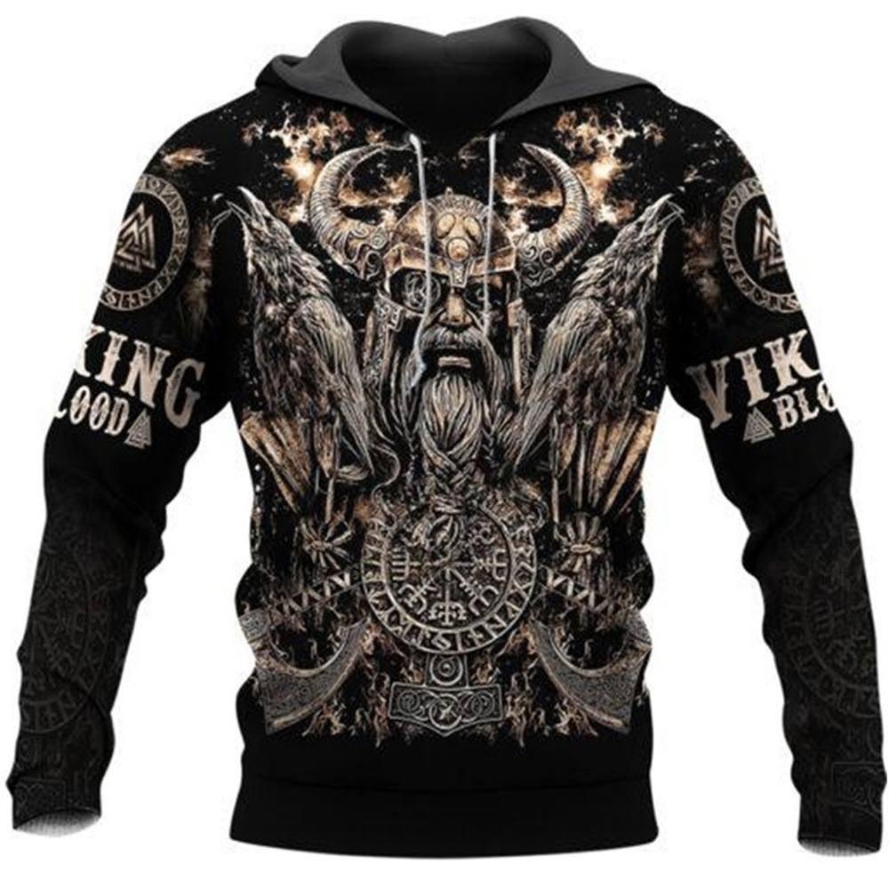 Men's Jungle Camouflage Animal 3D Digital Print Hoodie