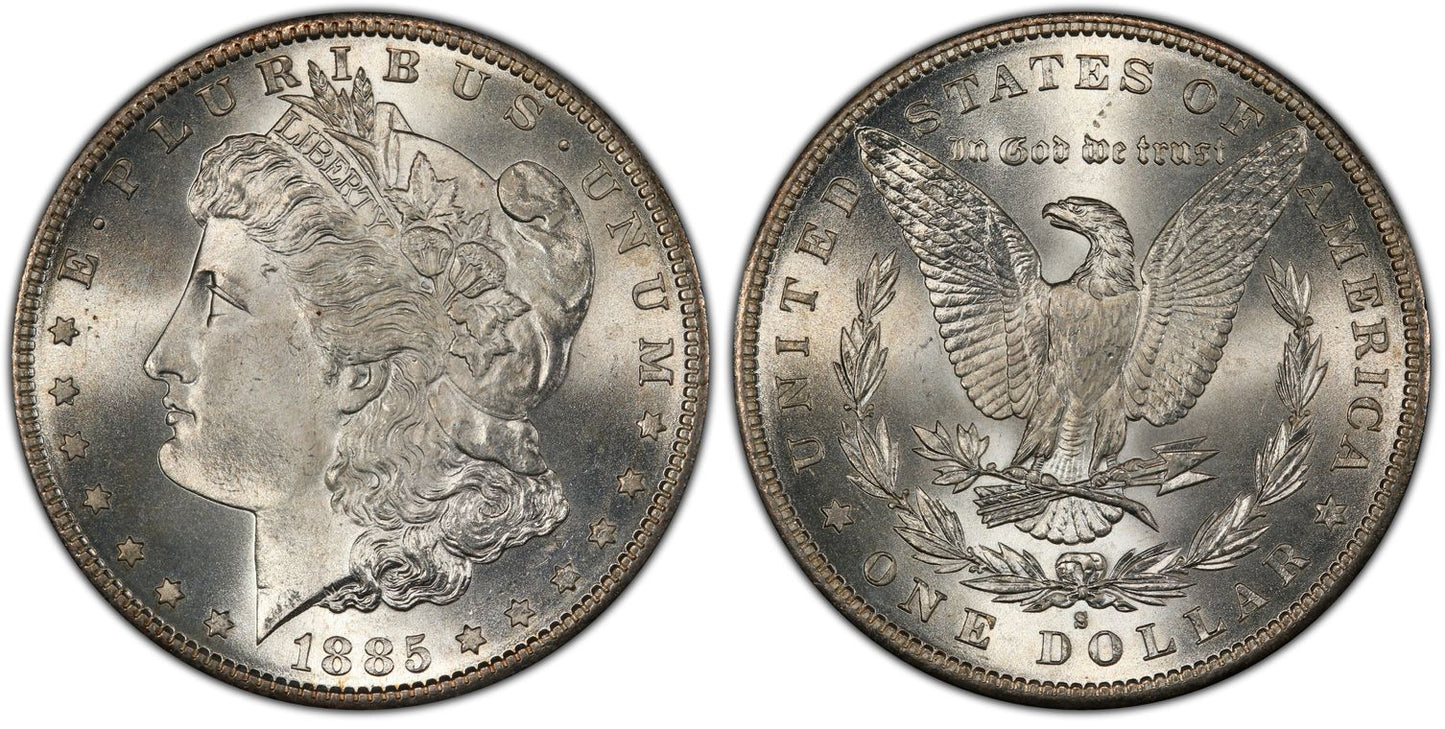 1885-S Morgan Silver Dollar