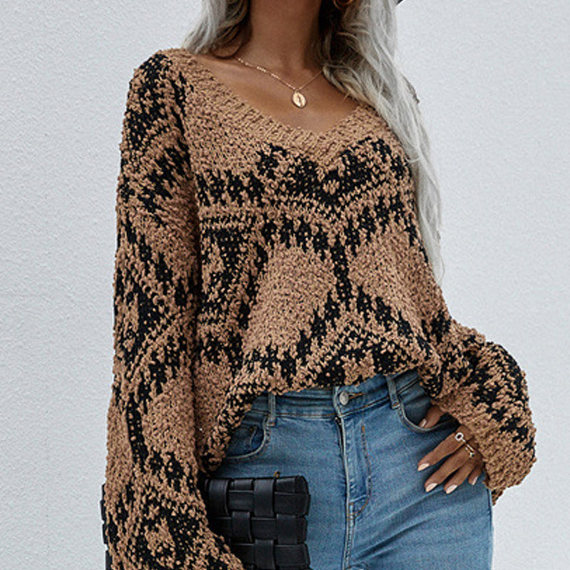 Women's Knitted Pullover Sweater