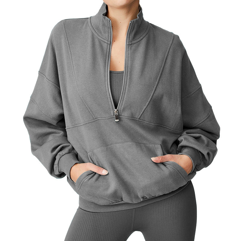Women's Casual Training Running Zipper Jacket