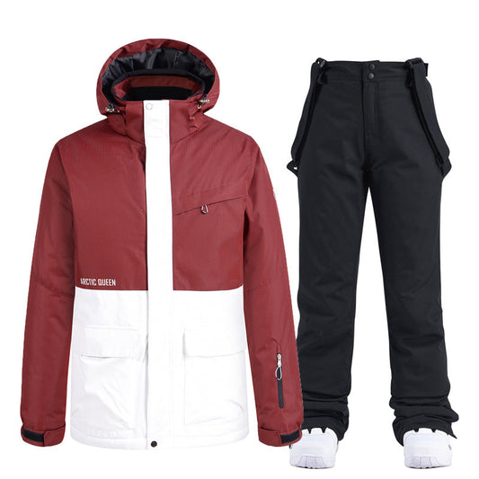 Ski Jacket And Pants Set Windproof And Warm Ski Suits