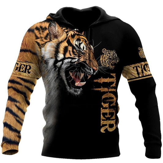 Men's Jungle Camouflage Animal 3D Digital Print Hoodie