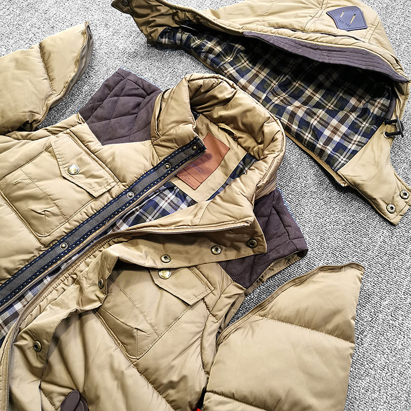 Versatile Winter Plaid Coat For Men