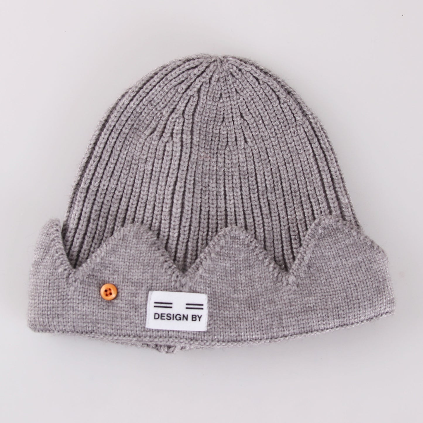 Women's Courtyard Style Cloth Label Knitted Hat Autumn And Winter Woolen Hat