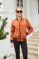 Women's Loose Stand Collar Baseball Uniform