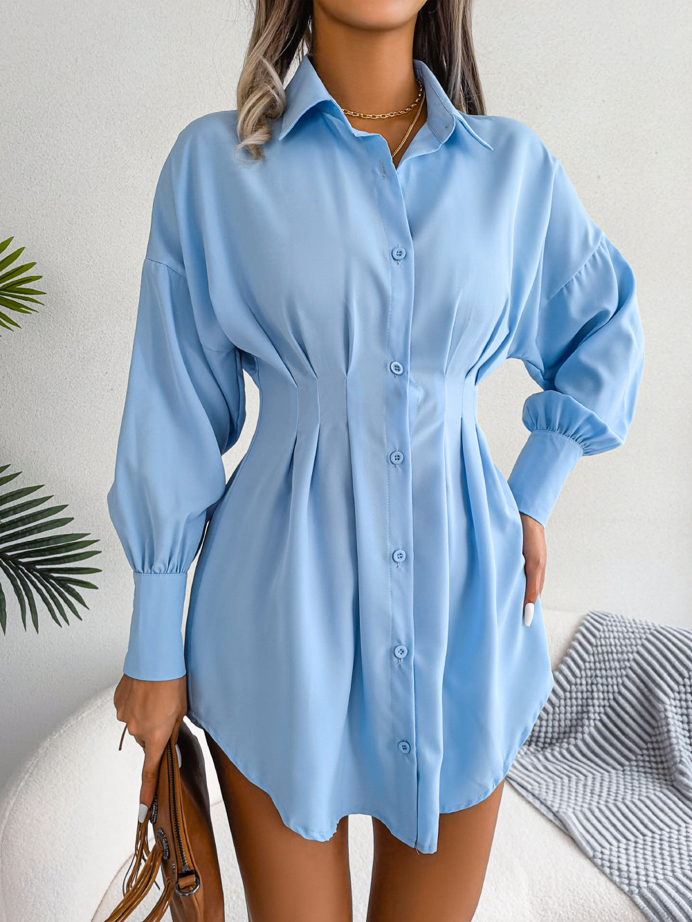 Women's Minimalist Shirt Dress