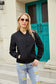 Women's Loose Stand Collar Baseball Uniform