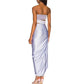 Women's Beach Resort Swimsuit and Wrap Dress Set