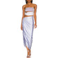 Women's Beach Resort Swimsuit and Wrap Dress Set