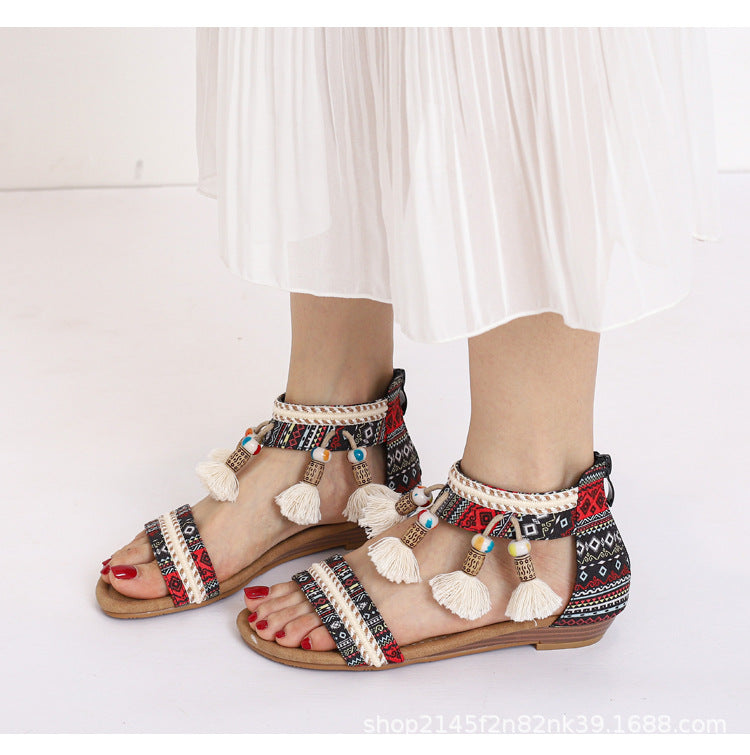 Women's Open Toe Seaside Roman Sandals