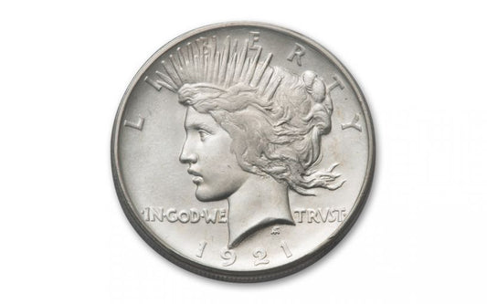 1921 High Relief Peace Dollar Coin