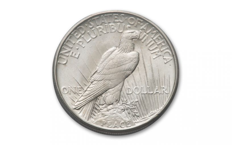 1921 High Relief Peace Dollar Coin