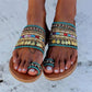 Boho Style Vintage Flat Sandals For Women