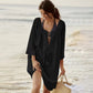 Woman On Vacation Beach Cover Up