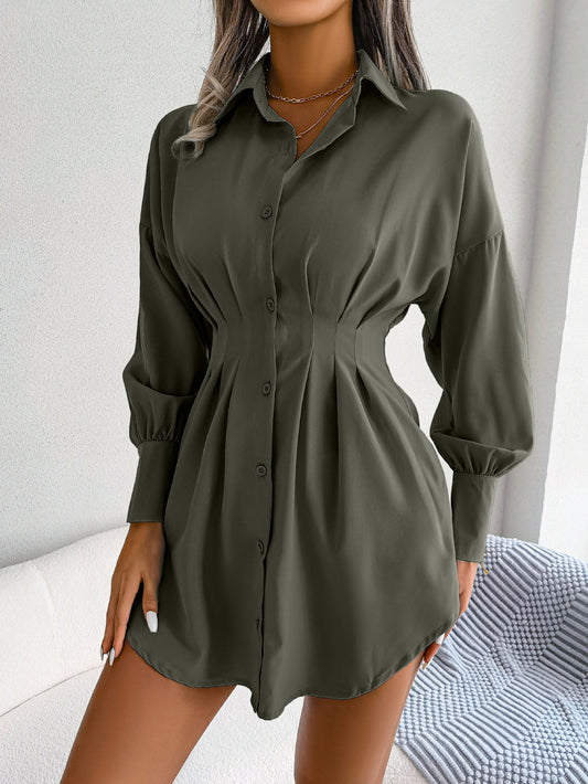 Women's Minimalist Shirt Dress