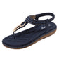 Women's Lace Boho Elastic Flat Sandals