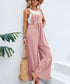 Women's Solid Color Casual Bib