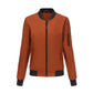 Women's Loose Stand Collar Baseball Uniform