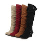 Women's Flannel High Boots Knee-length Boots