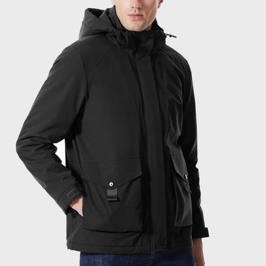 Men's Hooded Outdoor Sports Thermal Jacket