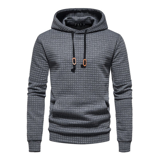 Men's Plaid Casual Hoodie