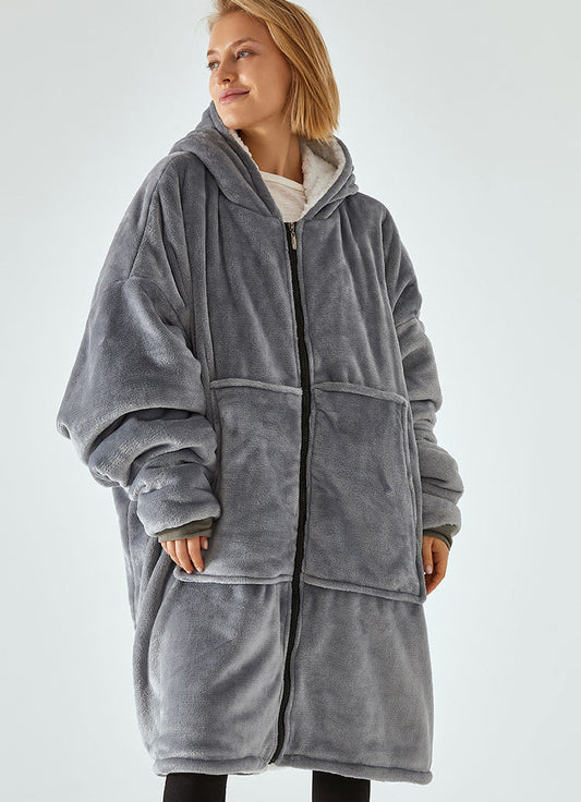 Unisex Hoodie Warm Winter Pullover Casual Home Top