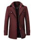Men's Trench Coat Lapel Basic Autumn And Winter Jacket