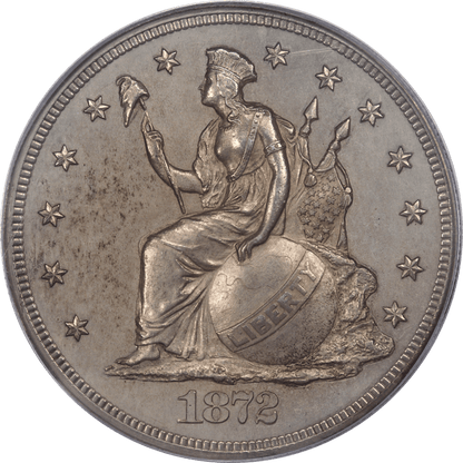 1872 T$1 PF Commercial Dollar