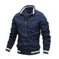 Men's Casual Jacket Spring and Autumn Sports Solid Color Jacket
