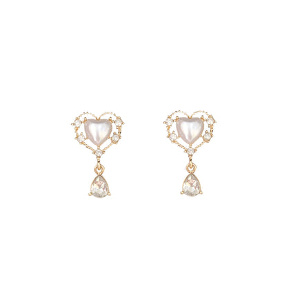 Love Drop Earrings Ear Clip