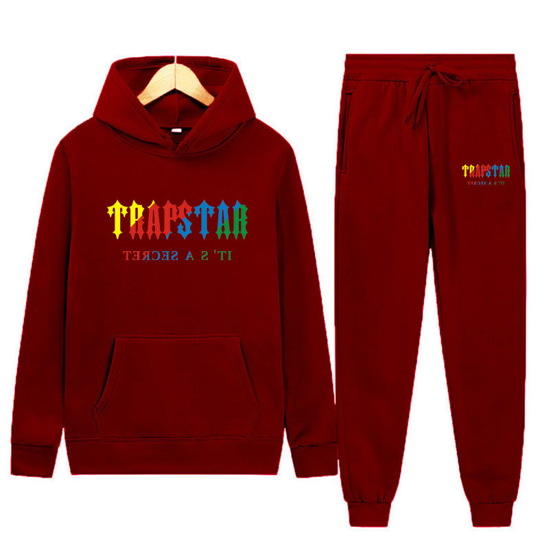 Trapstar Unisex Sport Hoodies Sweater 2-piece Set