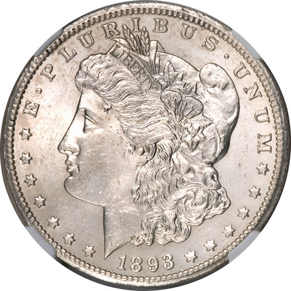 1893-CC Morgan Silver $1 Dollar