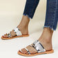 Women's Shoes Glossy Flat Slippers Sandals