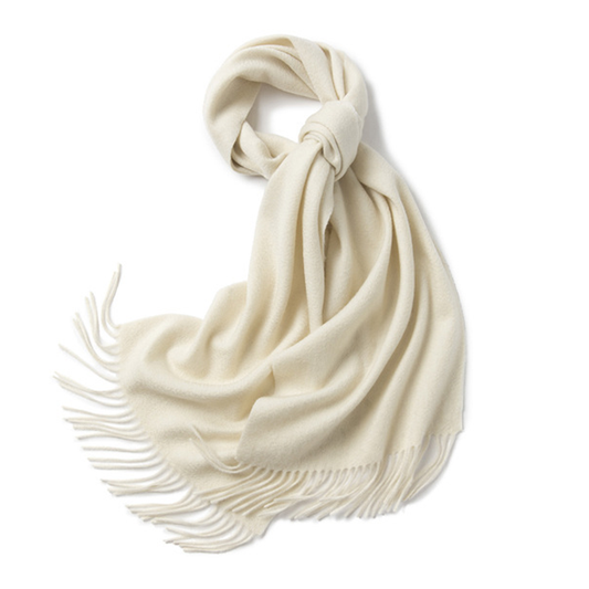 Unisex LambSwool Scarf Pure Color Winter Extra Length Scarf