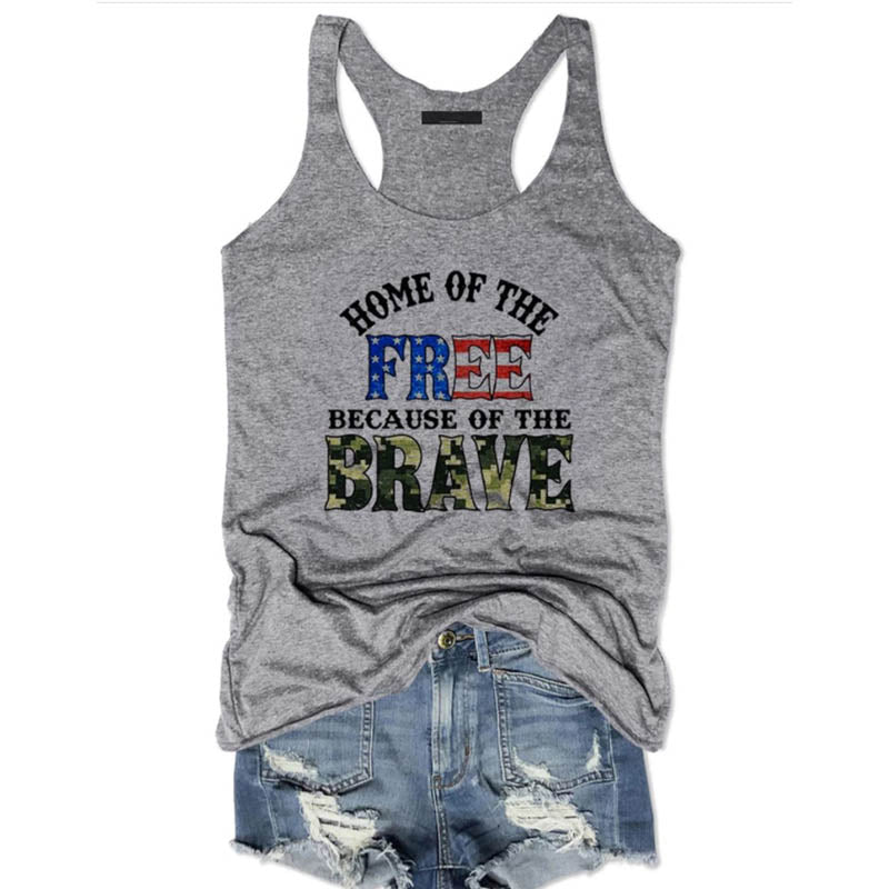 Home Of The Free Because Of The Brave Tank Top
