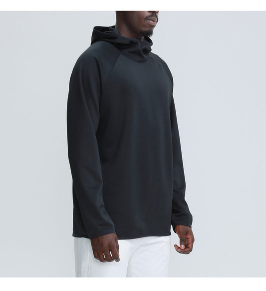 Men's Hooded Stand Collar Sweatshirt