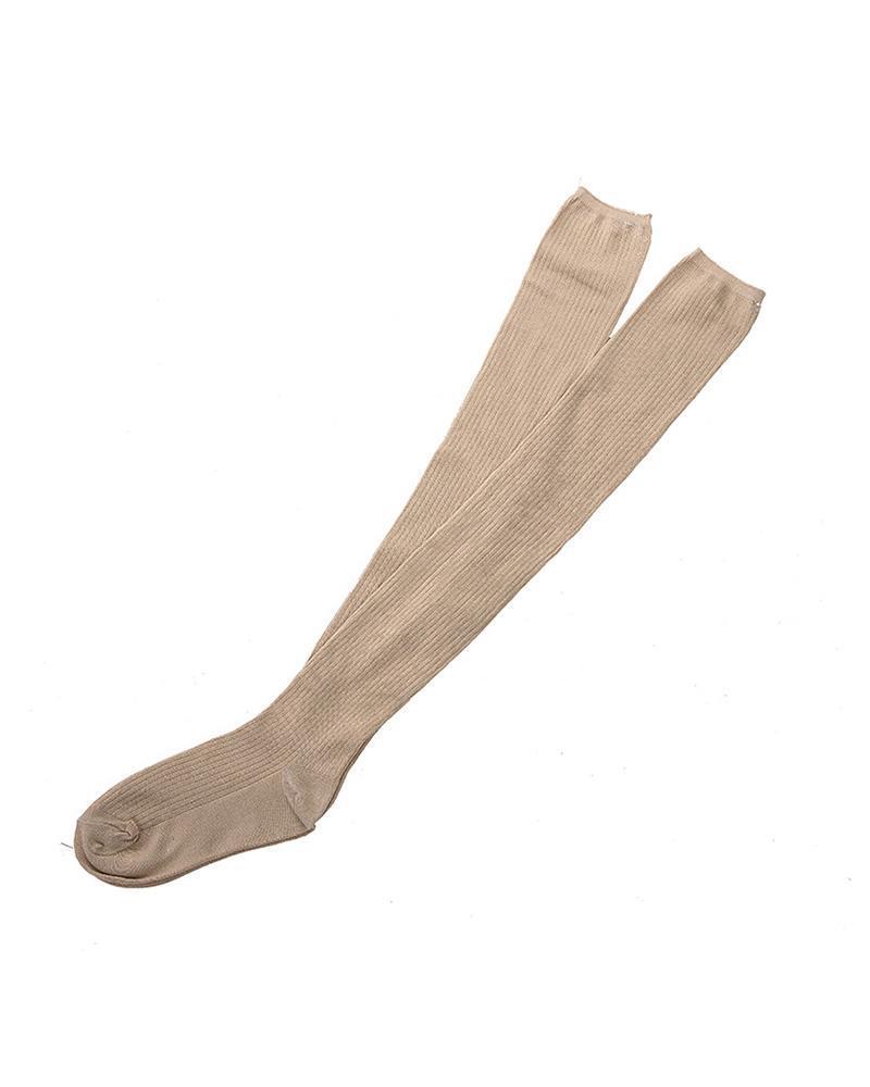 Women's Plain Over The Knee Socks Stockings