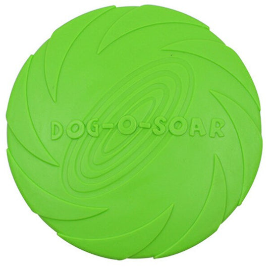 Pet Training Toy Rubber Safe Non-toxic Dog Frisbee