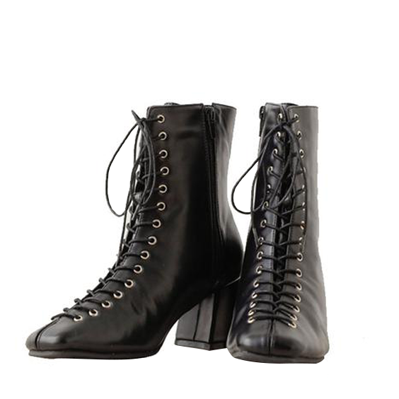 Chico Autumn And Winter Boots Simple Fashion Side Zipper Ankle Boots
