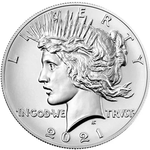 2021 Peace Silver Dollar High Relief First Day of Issue