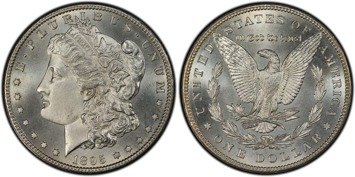 1895-S Morgan Silver Dollar $1